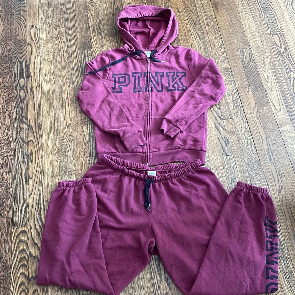 Pink Sweatsuit Set
